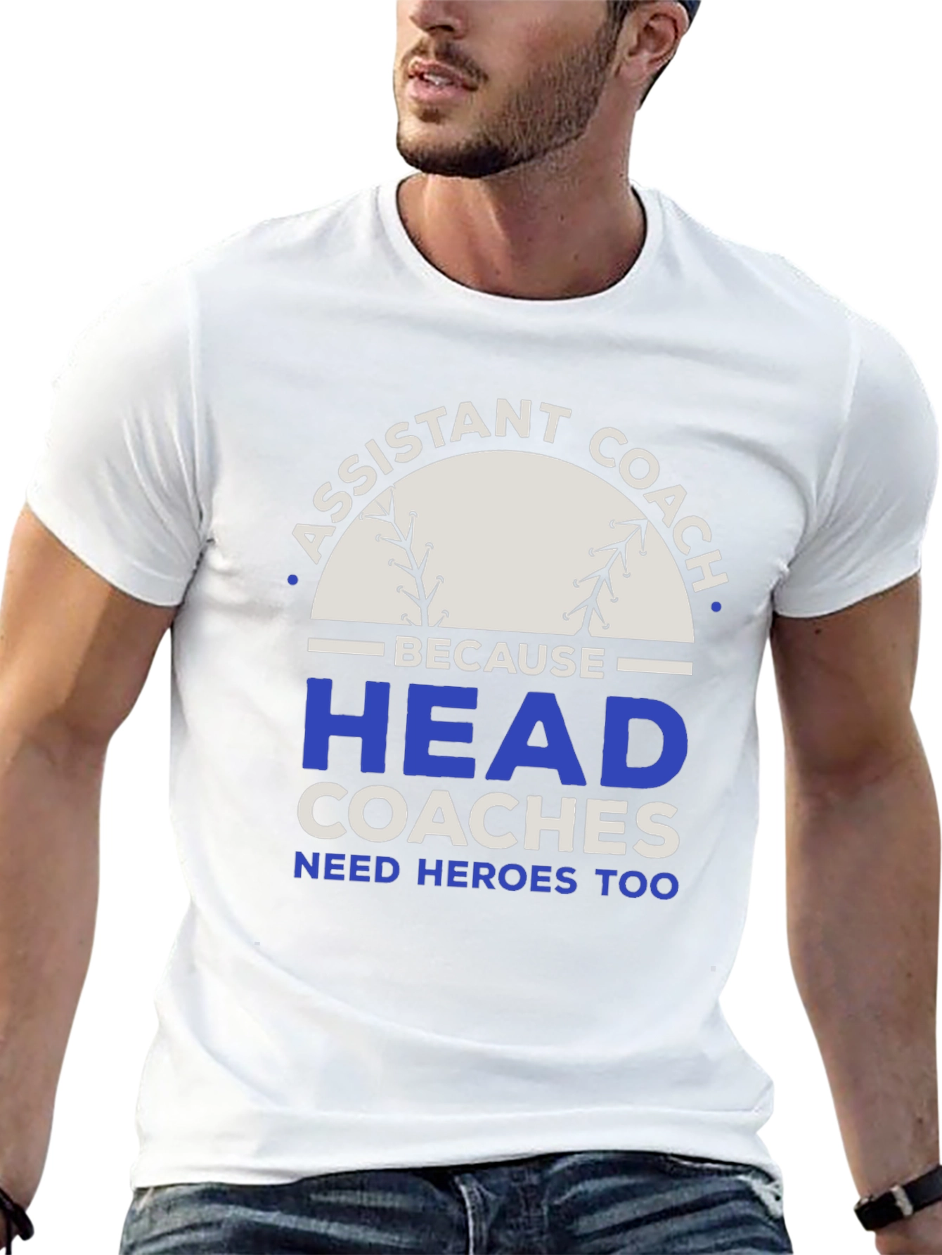 Assistant Coach Hero T-Shirt - Baseball Coach Tee