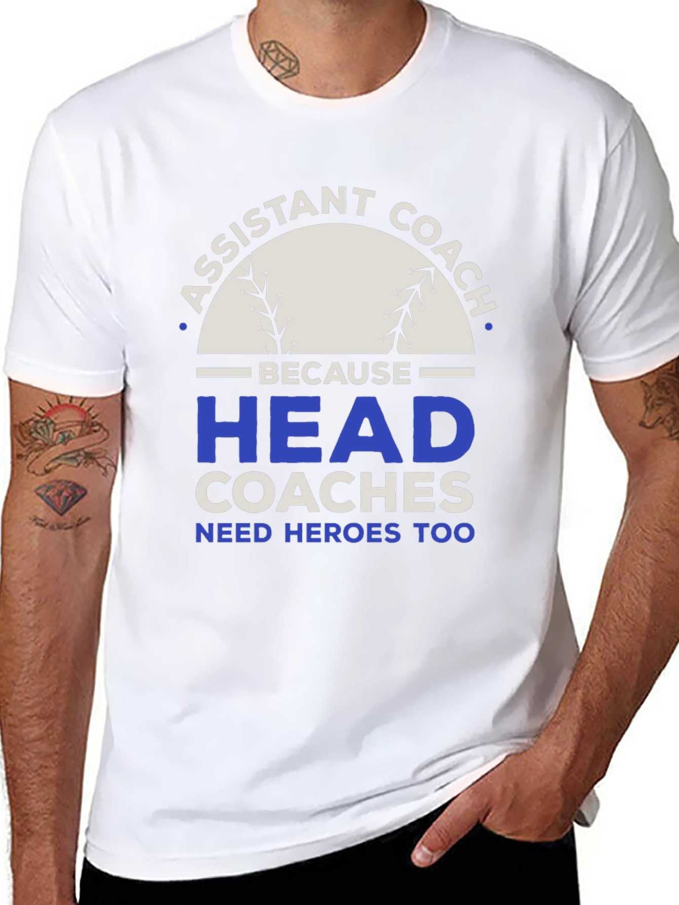 Assistant Coach Hero T-Shirt - Baseball Coach Tee