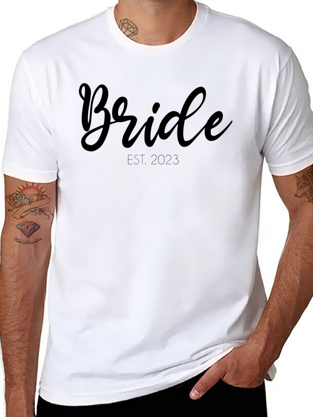 Bride Est. 2023 T-Shirt - Wedding Apparel