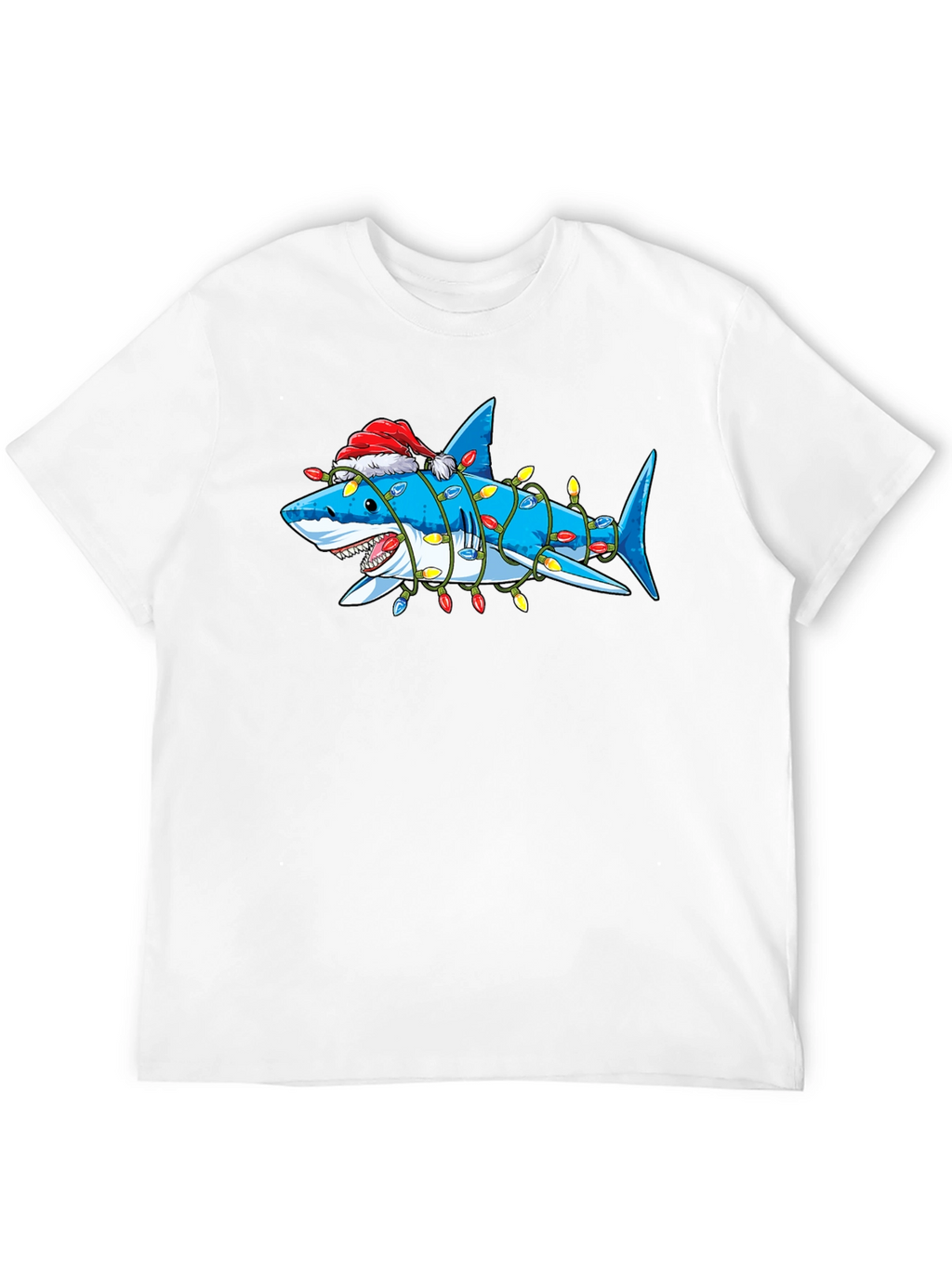 Christmas Shark T-Shirt - Festive Holiday Apparel
