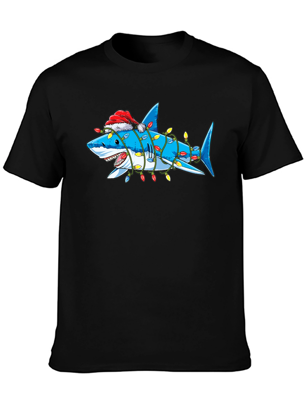 Christmas Shark T-Shirt - Festive Holiday Apparel