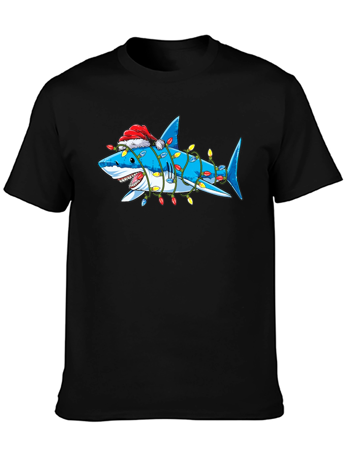 Christmas Shark T-Shirt - Festive Holiday Apparel
