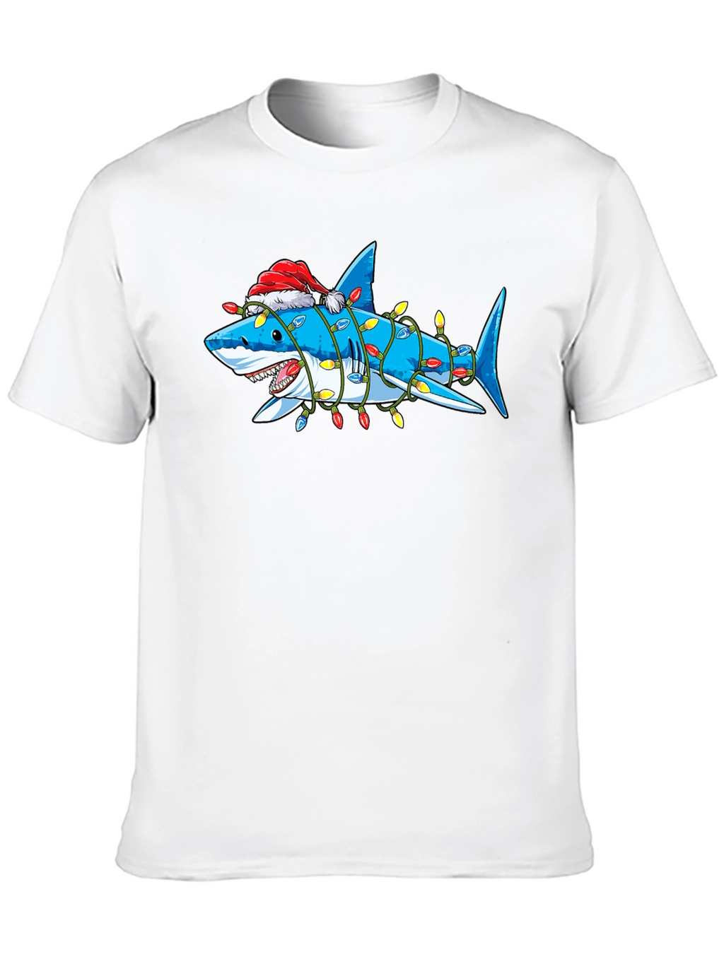 Christmas Shark T-Shirt - Festive Holiday Apparel