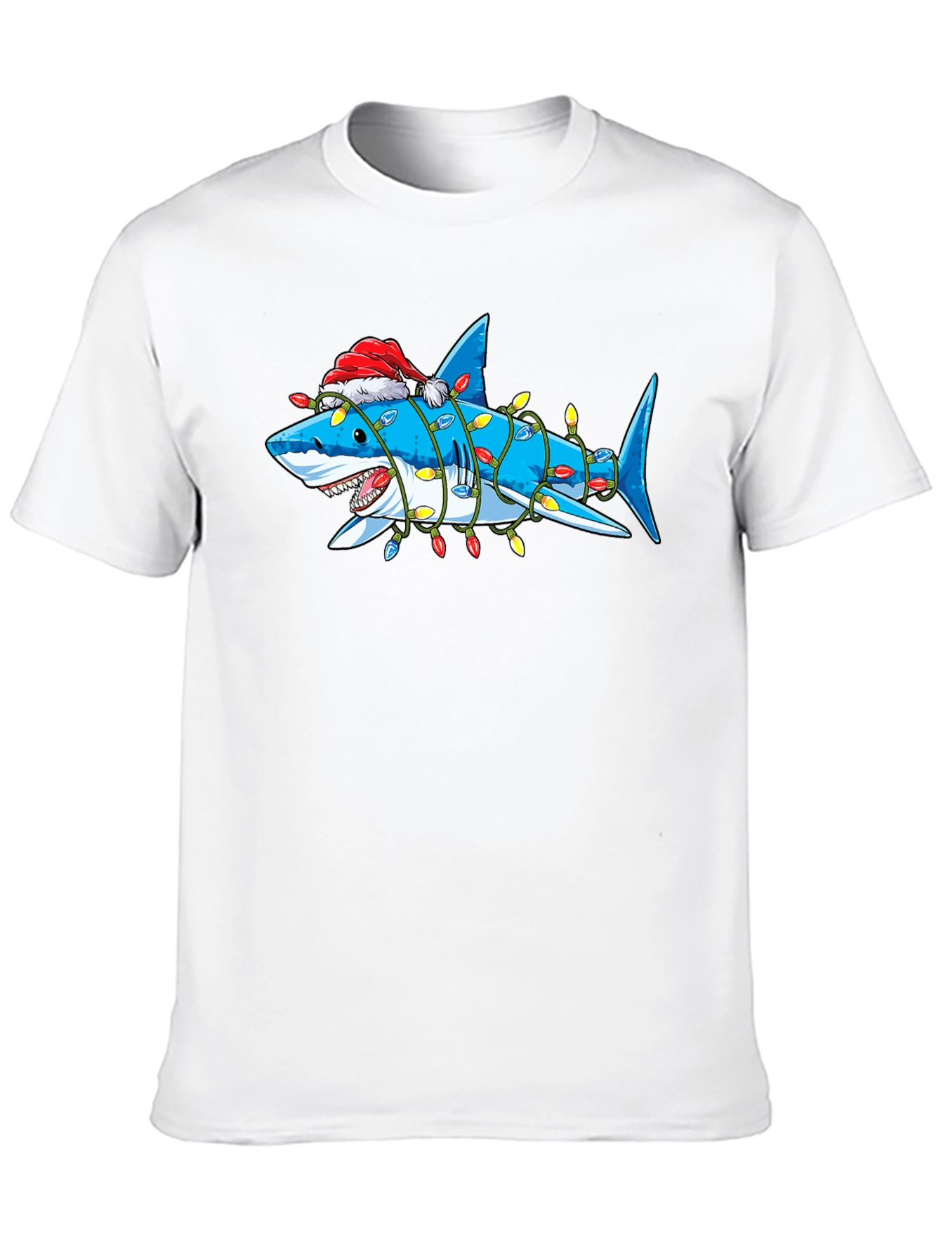 Christmas Shark T-Shirt - Festive Holiday Apparel