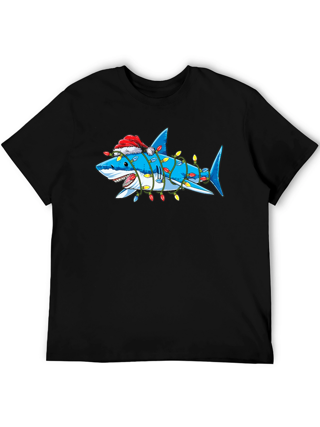 Christmas Shark T-Shirt - Festive Holiday Apparel