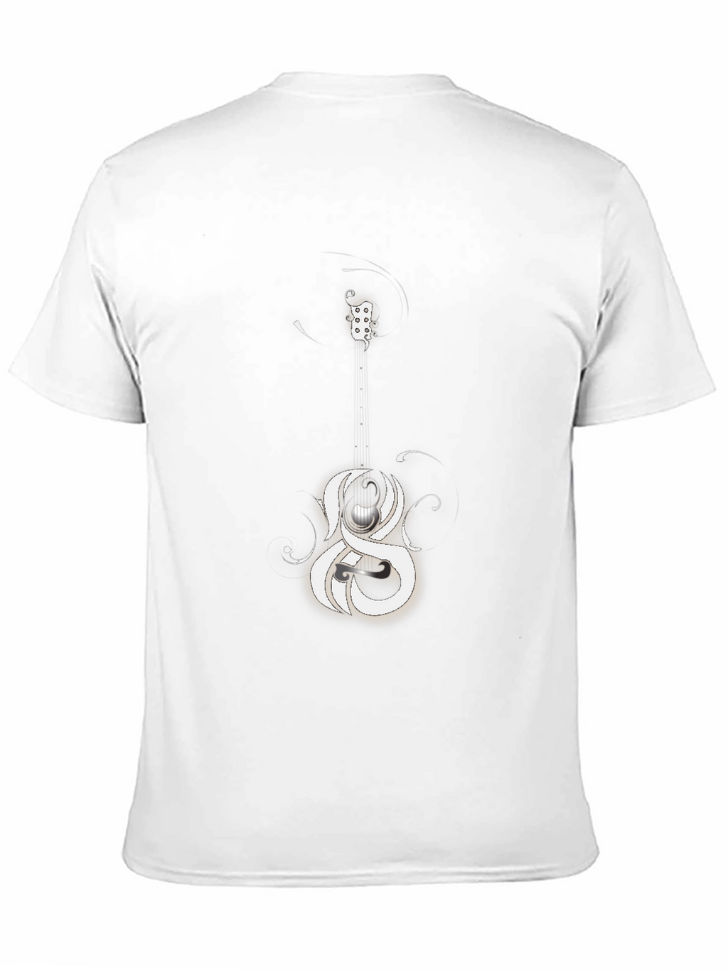 Abstract Graphic Print Black Casual Tee