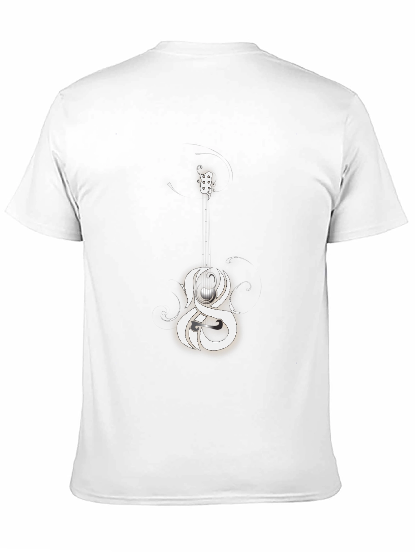 Abstract Graphic Print Black Casual Tee
