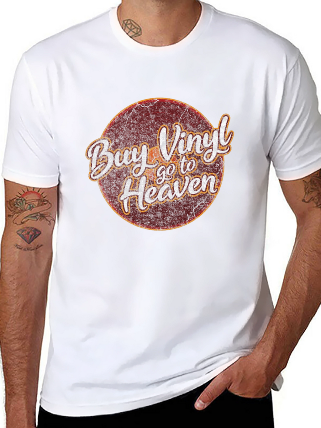 Buy Vinyl Go To Heaven Graphic Tee