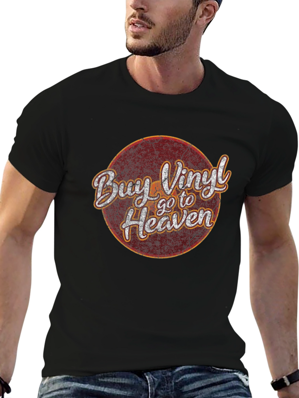 Buy Vinyl Go To Heaven Graphic Tee