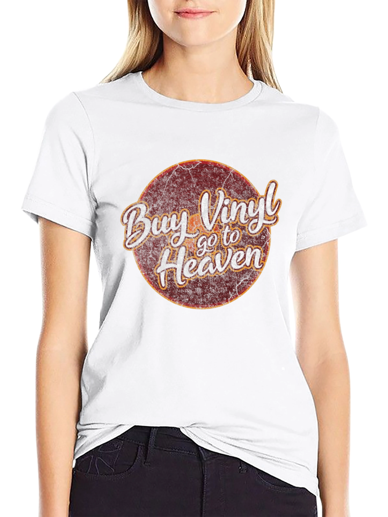 Buy Vinyl Go To Heaven Graphic Tee