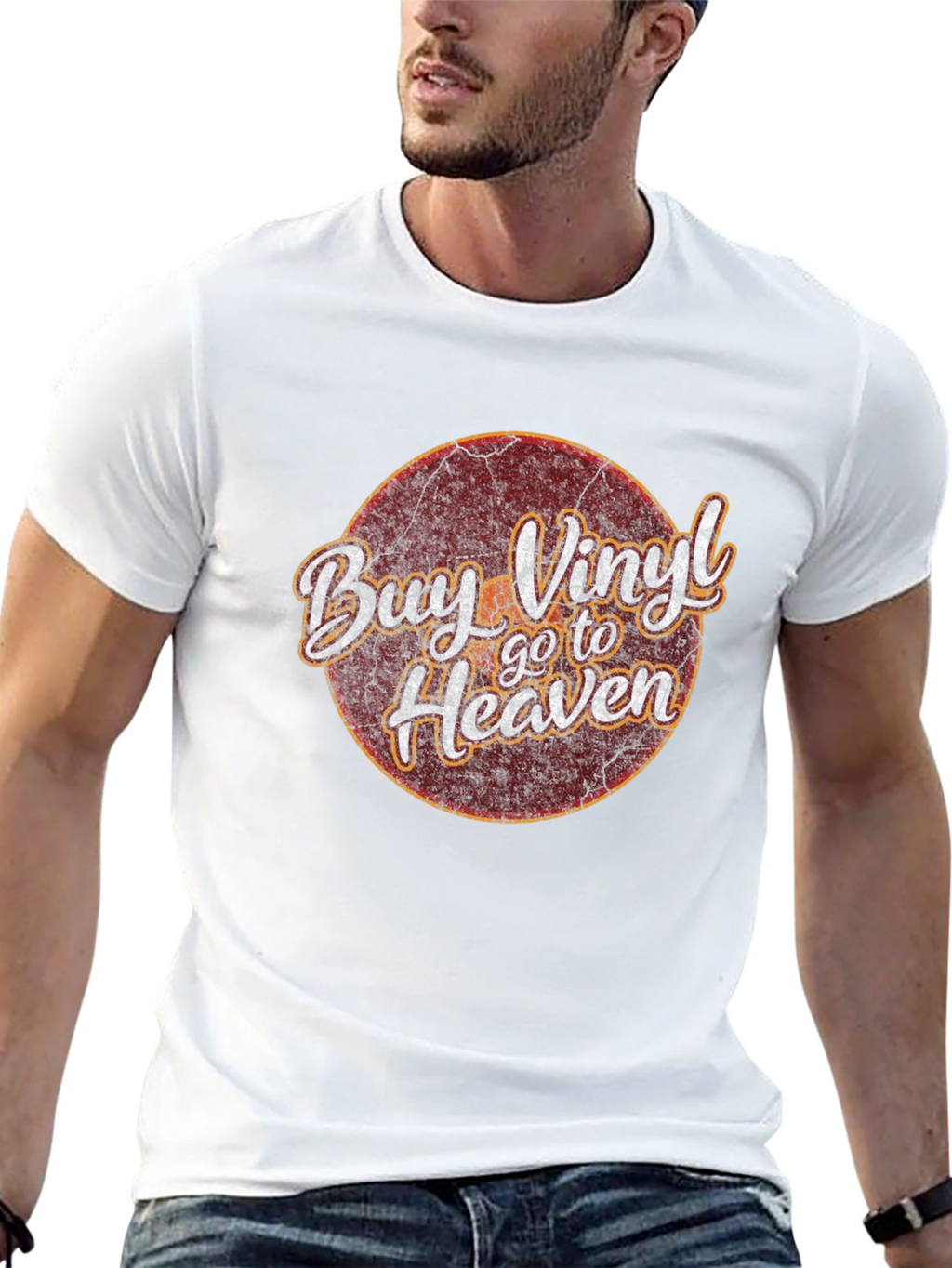 Buy Vinyl Go To Heaven Graphic Tee