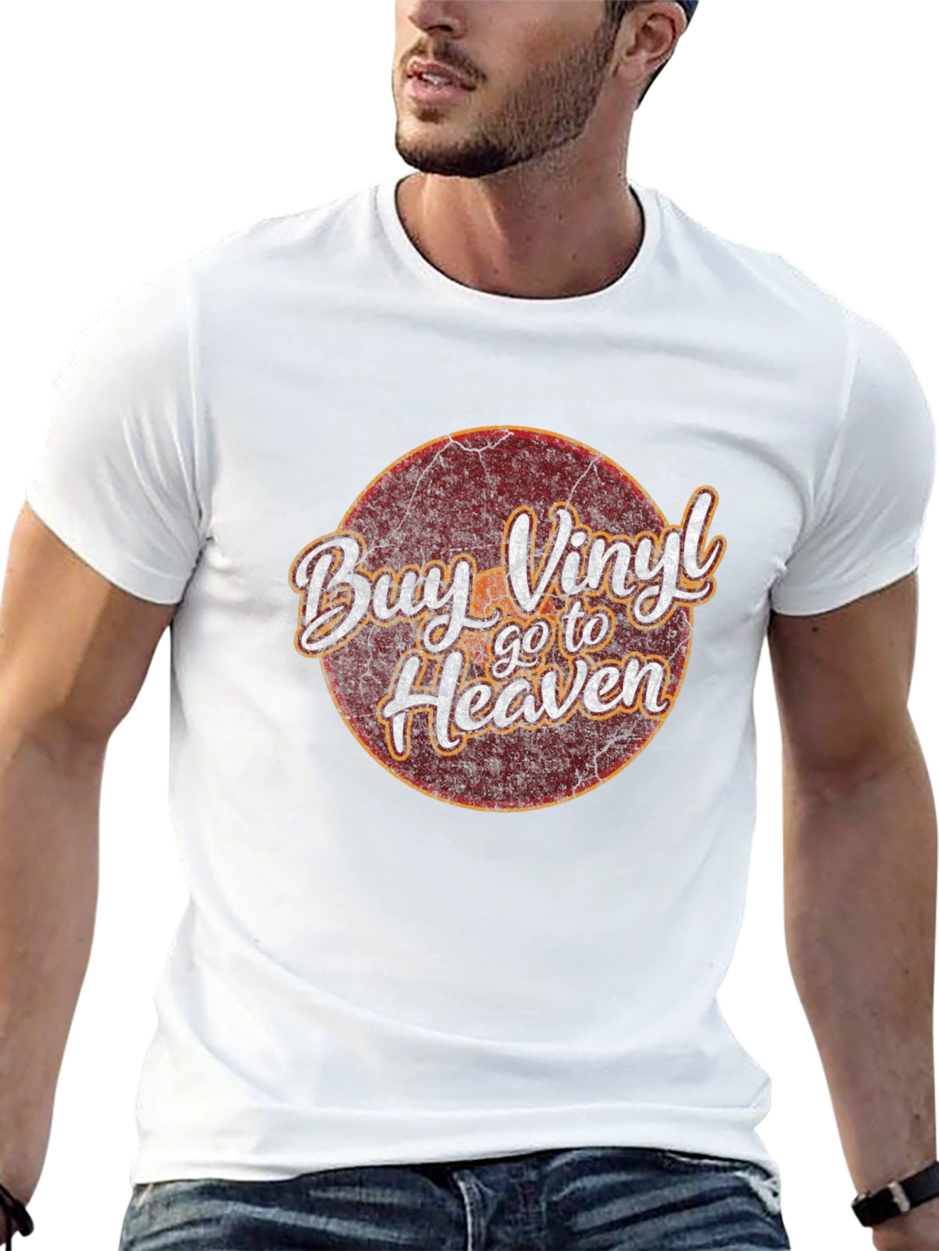 Buy Vinyl Go To Heaven Graphic Tee