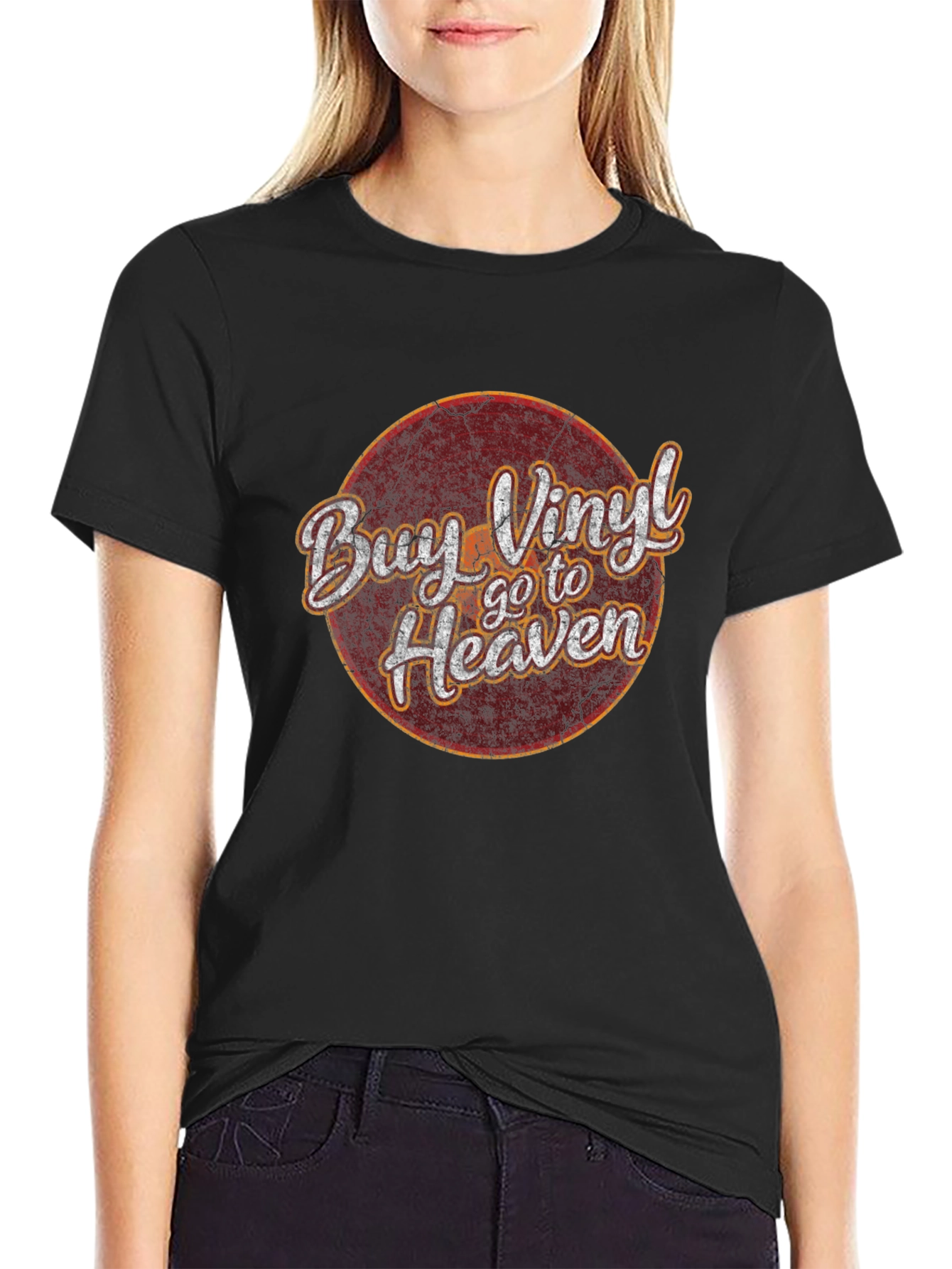 Buy Vinyl Go To Heaven Graphic Tee