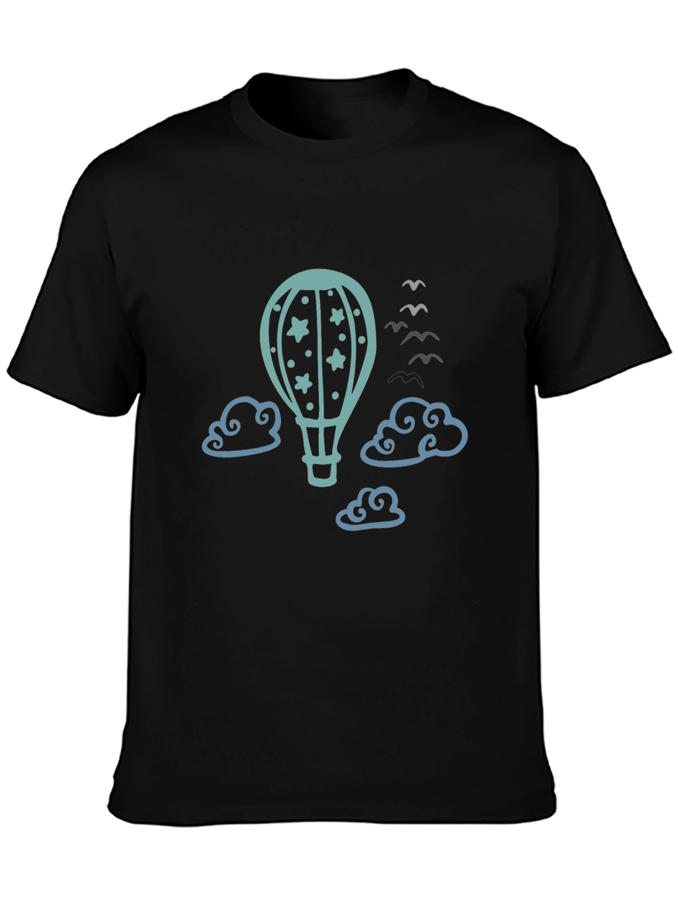 Air Balloon Graphic Tee - Sky High Style