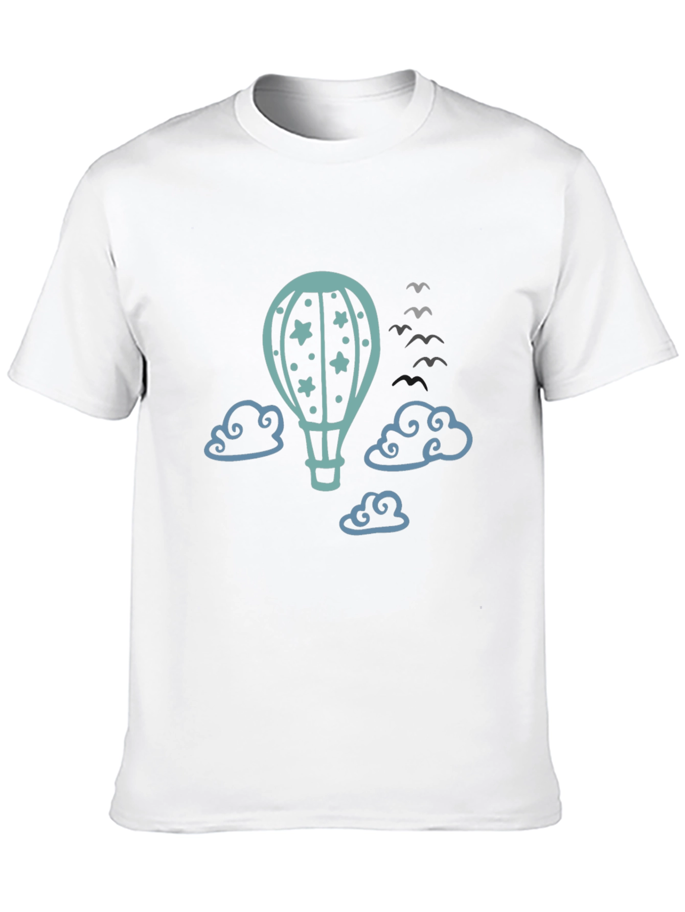 Air Balloon Graphic Tee - Sky High Style