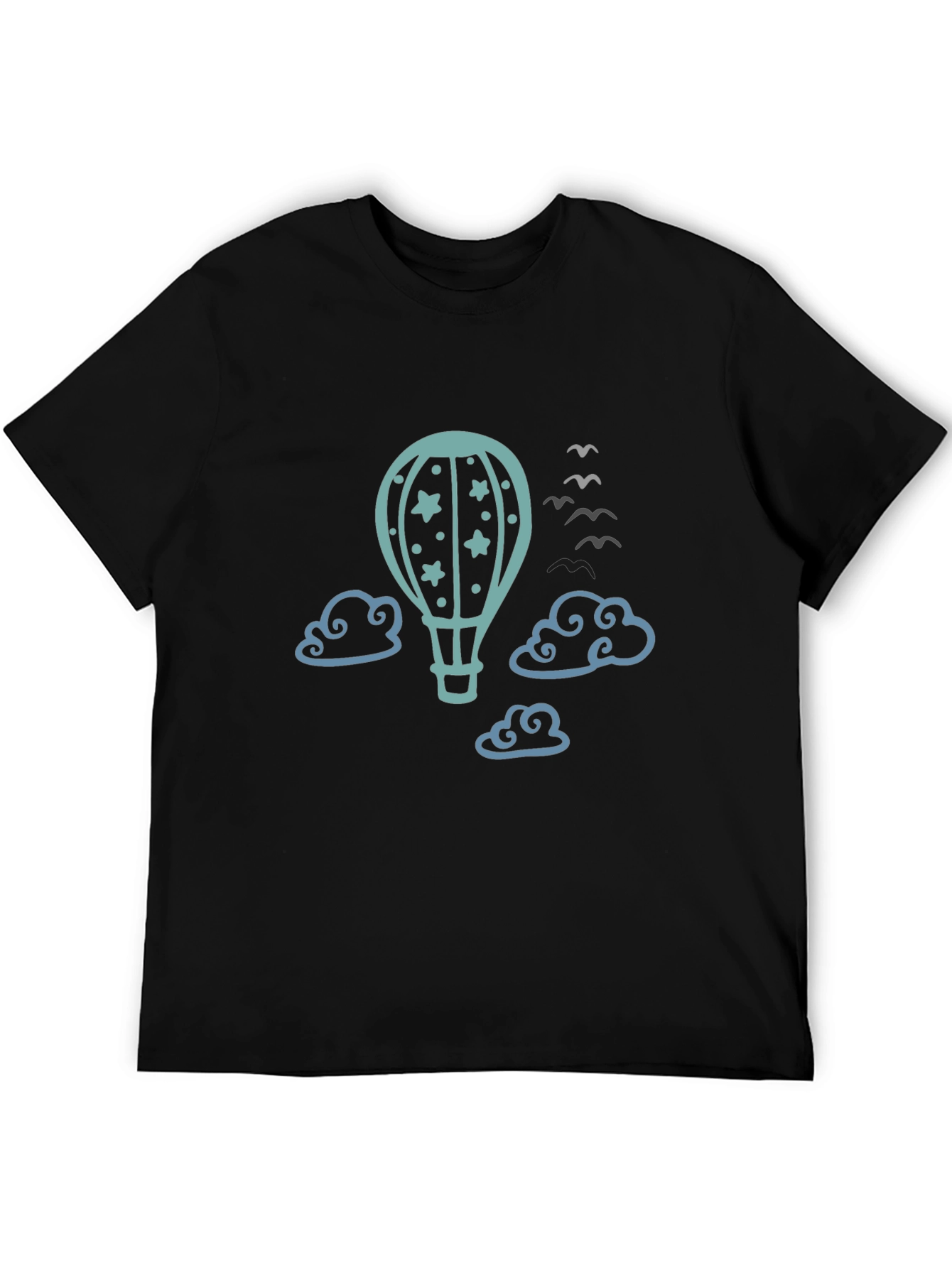 Air Balloon Graphic Tee - Sky High Style