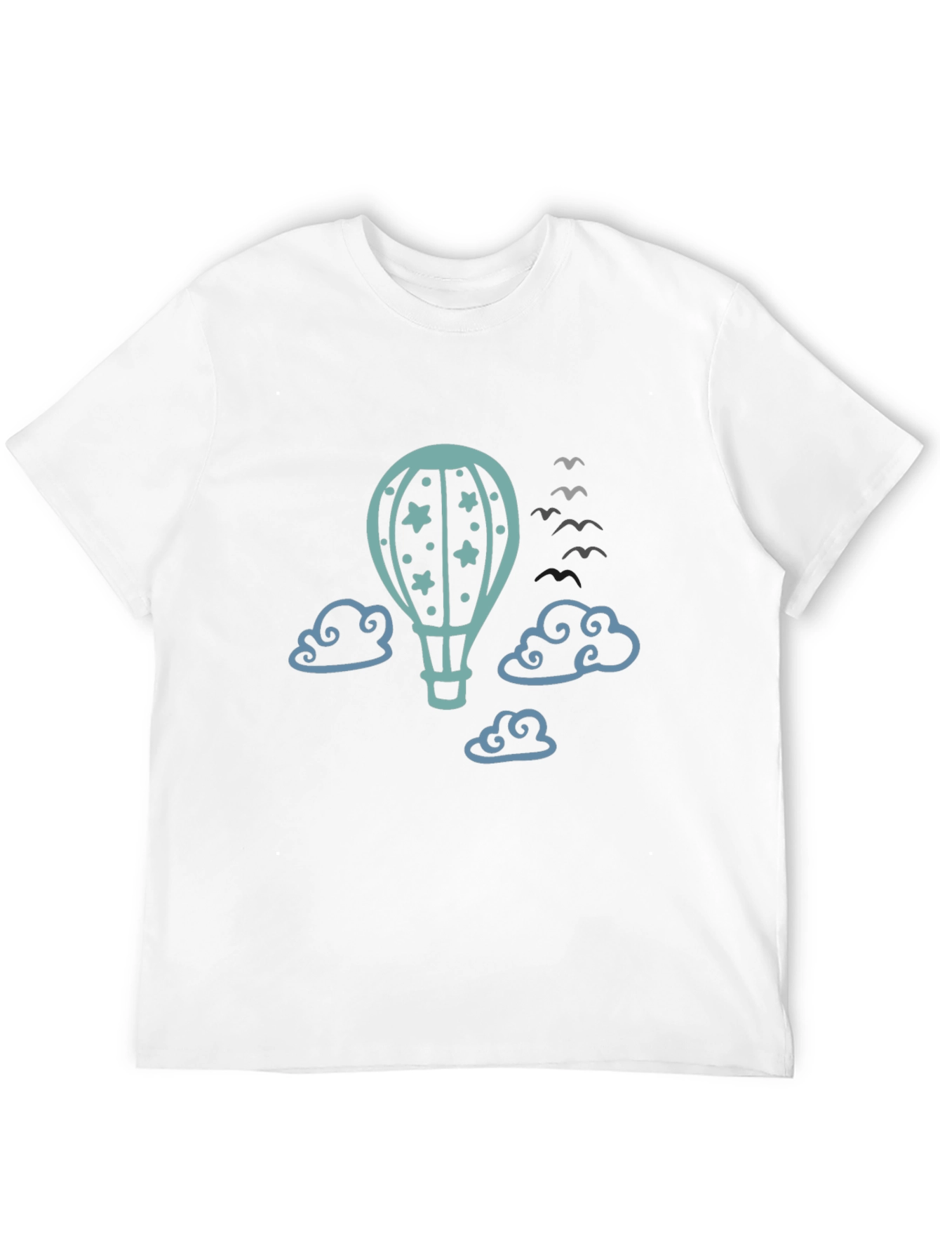 Air Balloon Graphic Tee - Sky High Style