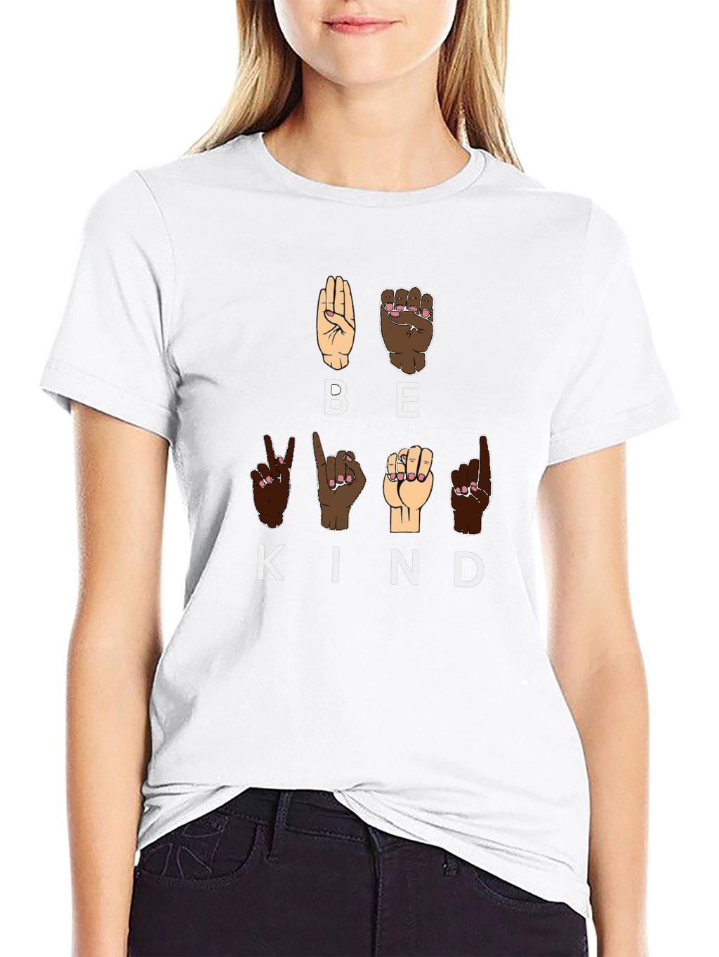 Be Kind Sign Language Graphic Tee