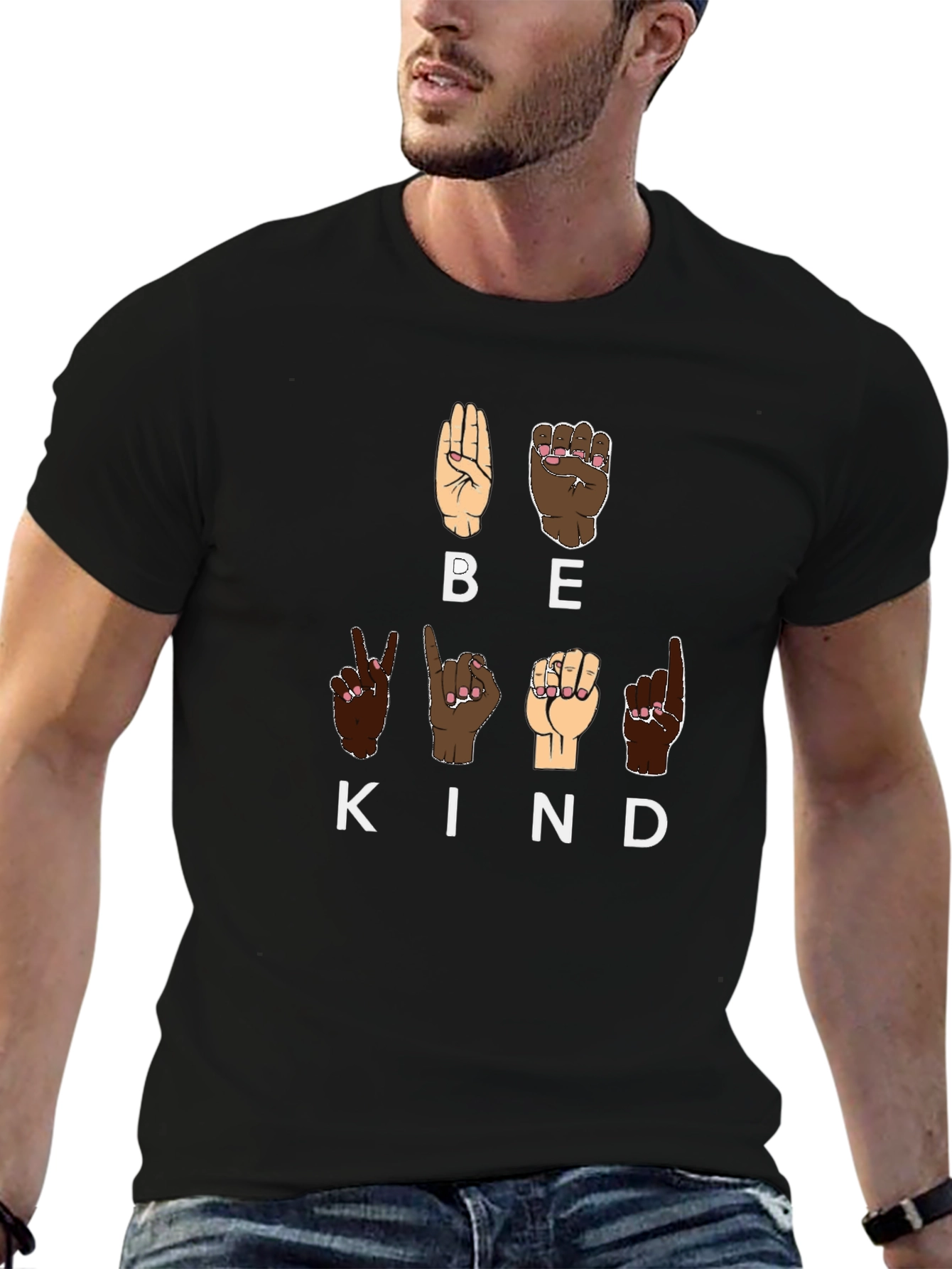 Be Kind Sign Language Graphic Tee