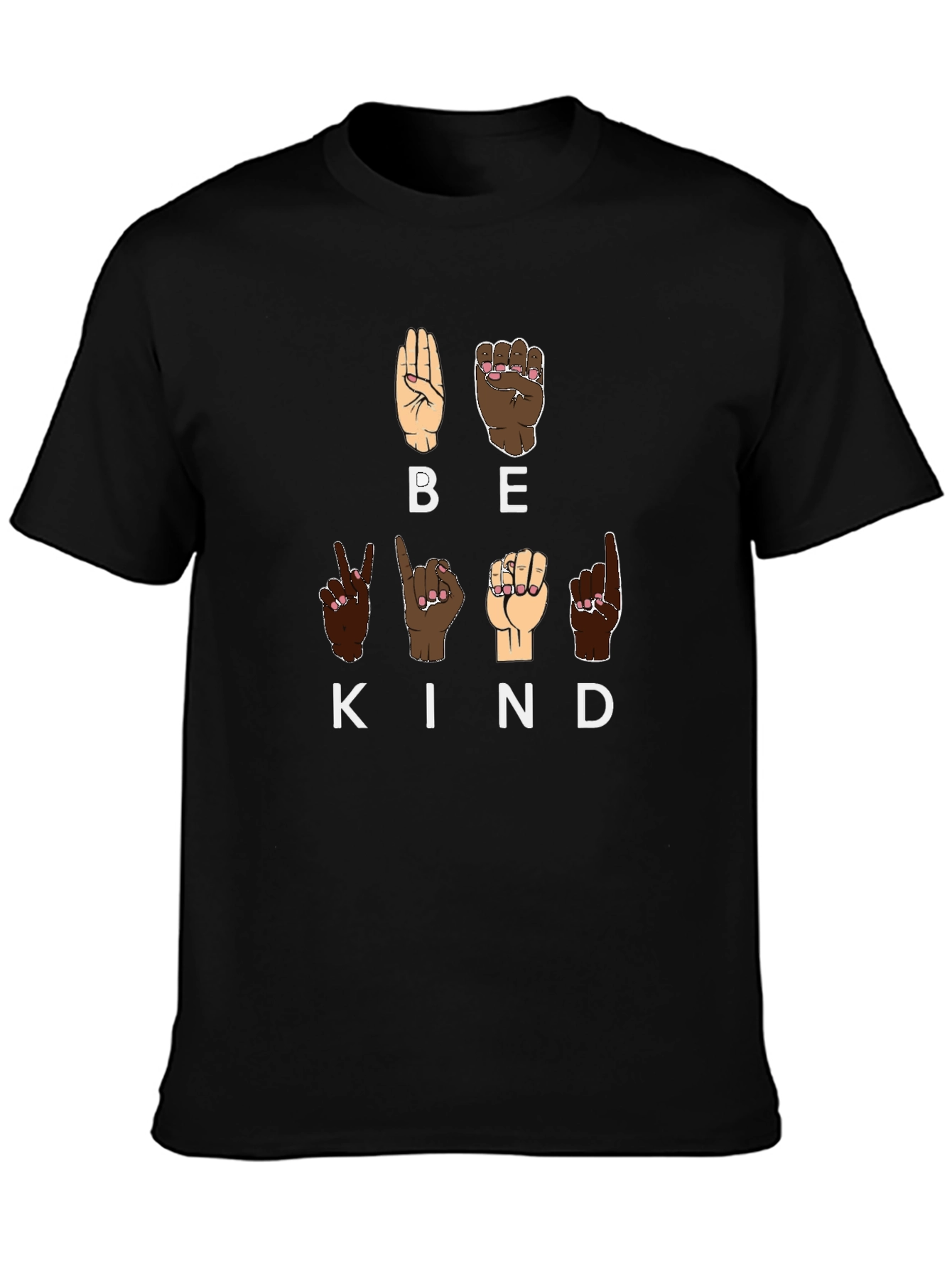 Be Kind Sign Language Graphic Tee