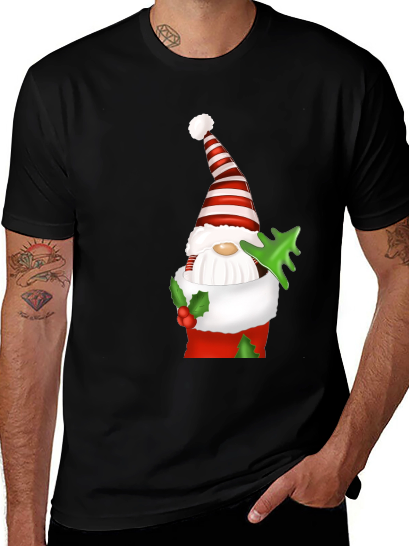 Christmas Gnome Graphic T-Shirt