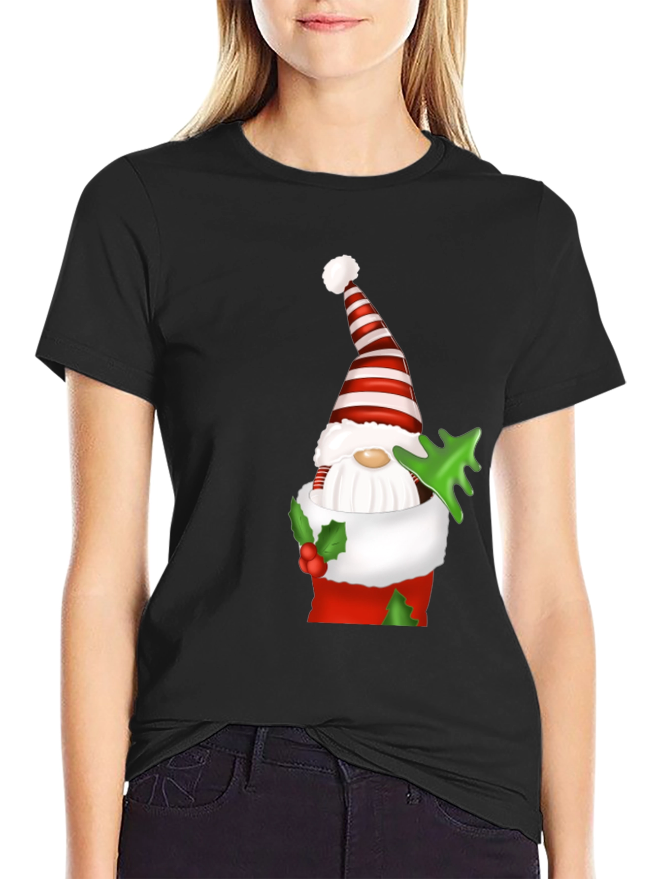 Christmas Gnome Graphic T-Shirt