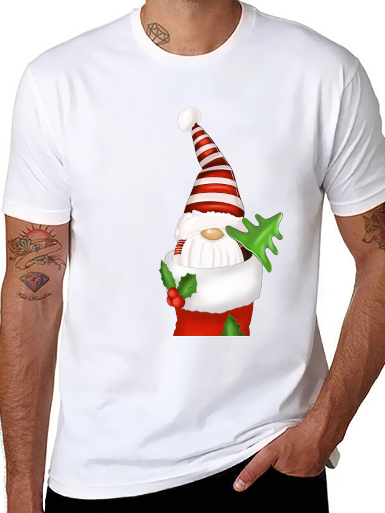 Christmas Gnome Graphic T-Shirt