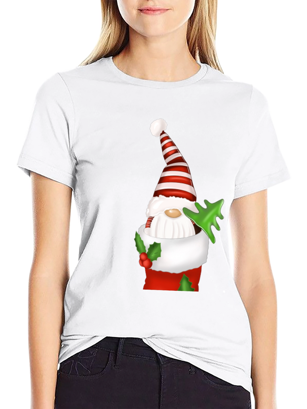 Christmas Gnome Graphic T-Shirt