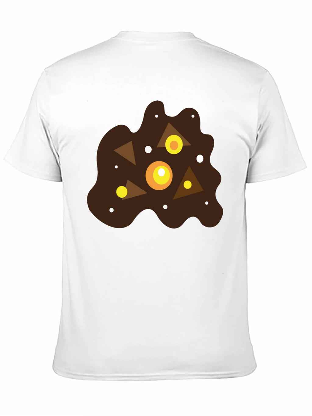 Abstract Geometric Blob Graphic T-Shirt