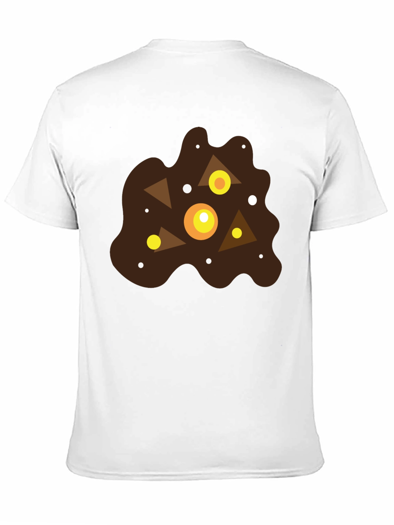 Abstract Geometric Blob Graphic T-Shirt