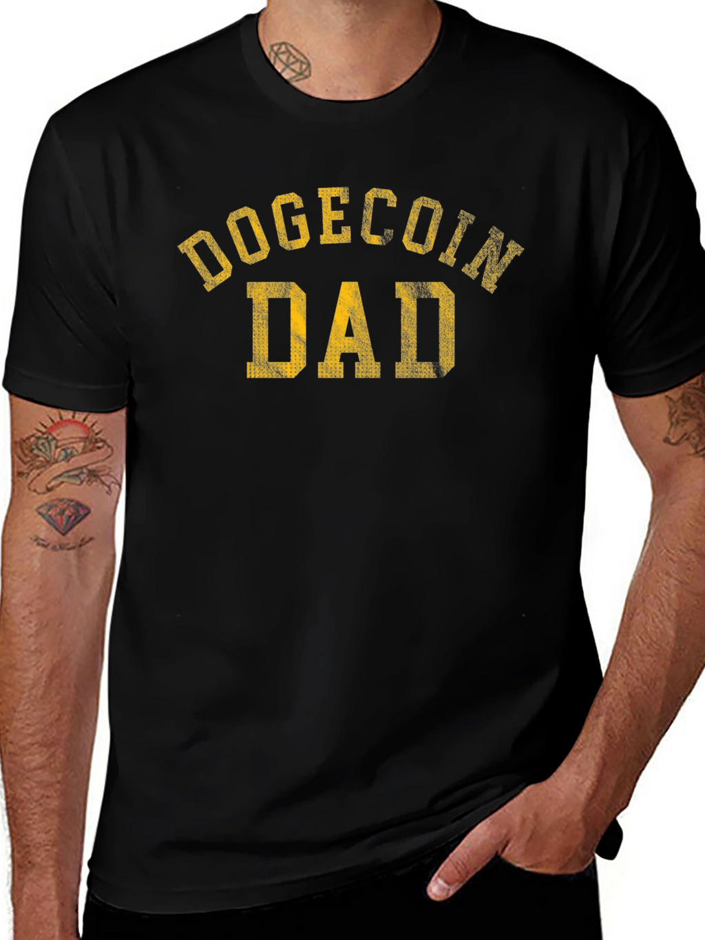 Dogecoin Dad T-Shirt - Crypto Apparel