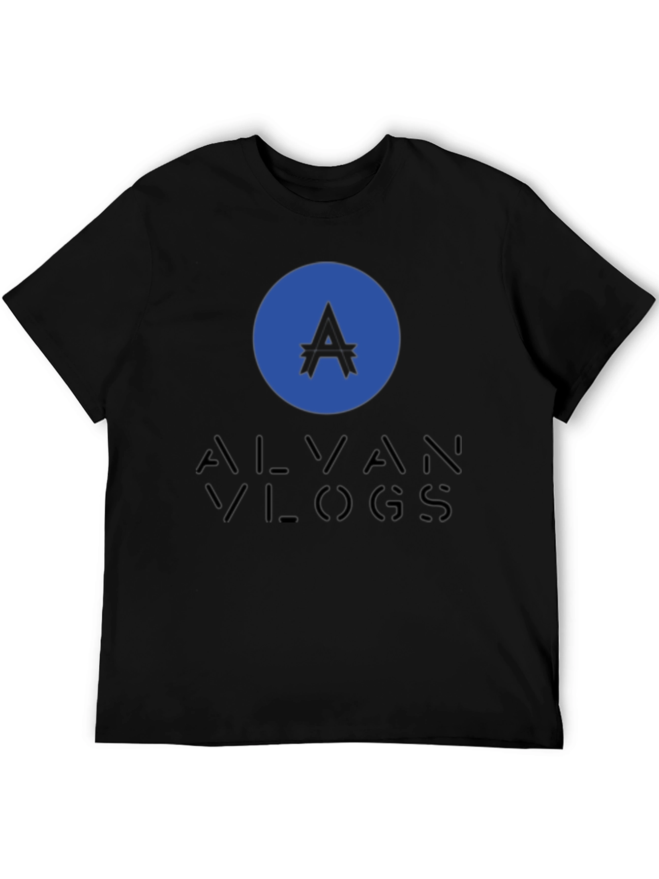 Alvan Vlogs Black T-Shirt