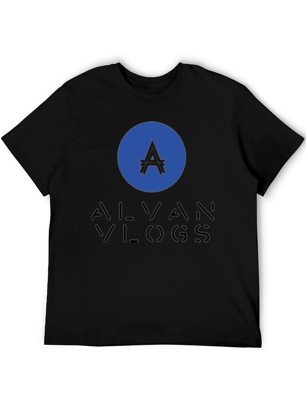 Alvan Vlogs Black T-Shirt