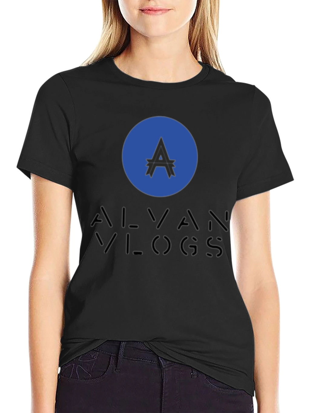 Alvan Vlogs Black T-Shirt