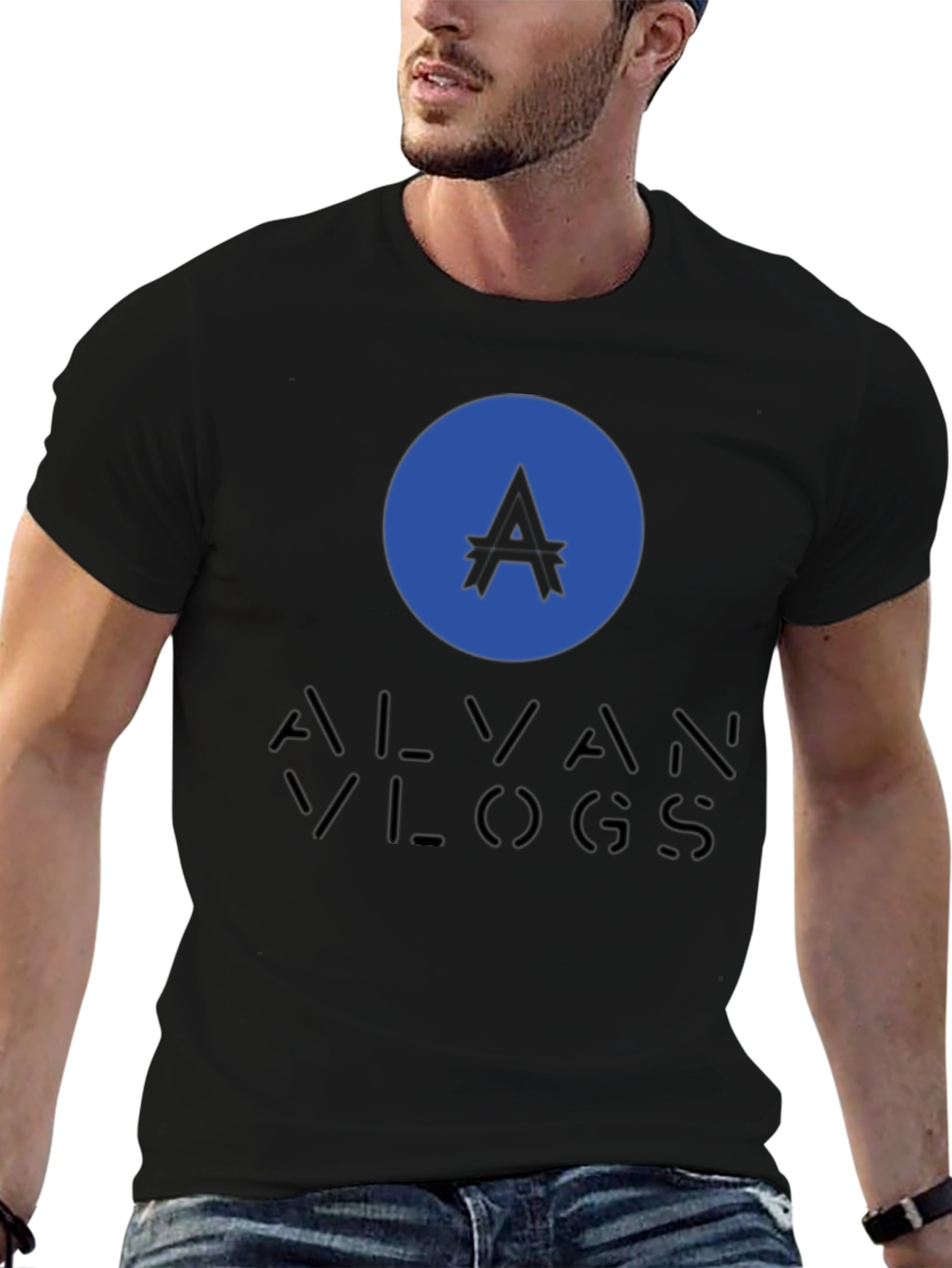 Alvan Vlogs Black T-Shirt