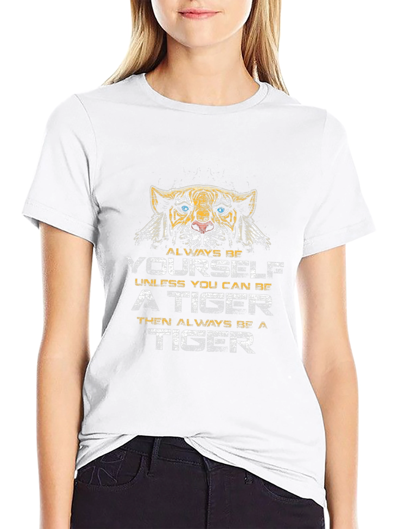 Always Be Yourself Tiger Graphic Tee