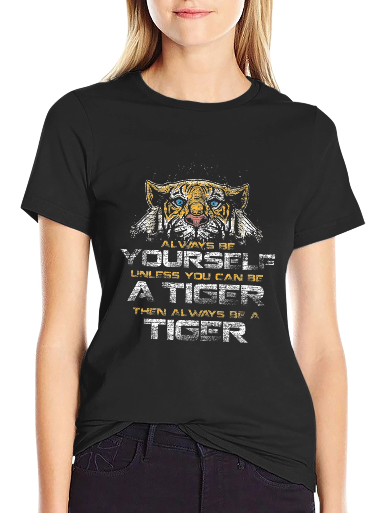 Always Be Yourself Tiger Graphic Tee