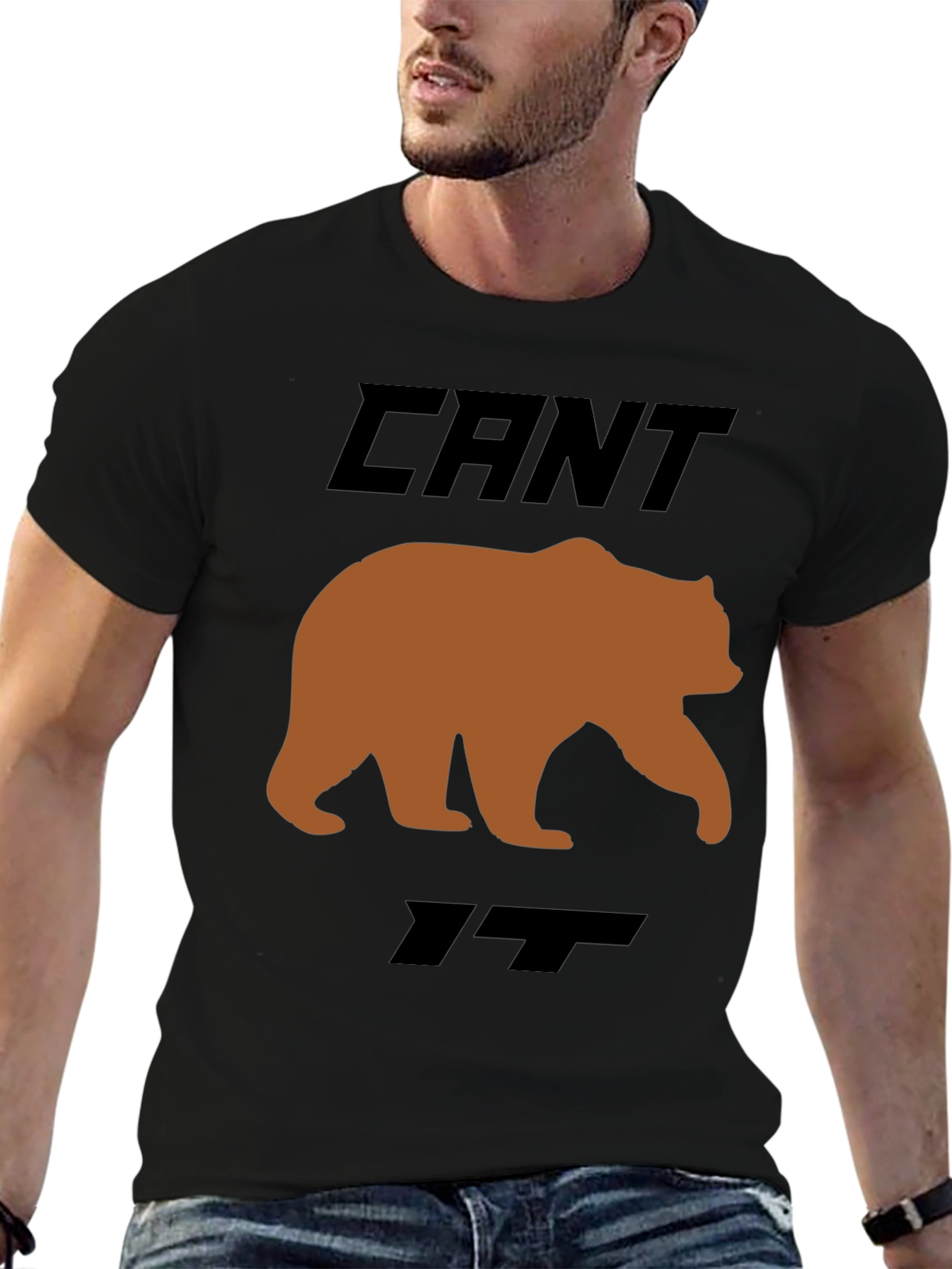 Cant Bear It Funny Graphic T-Shirt