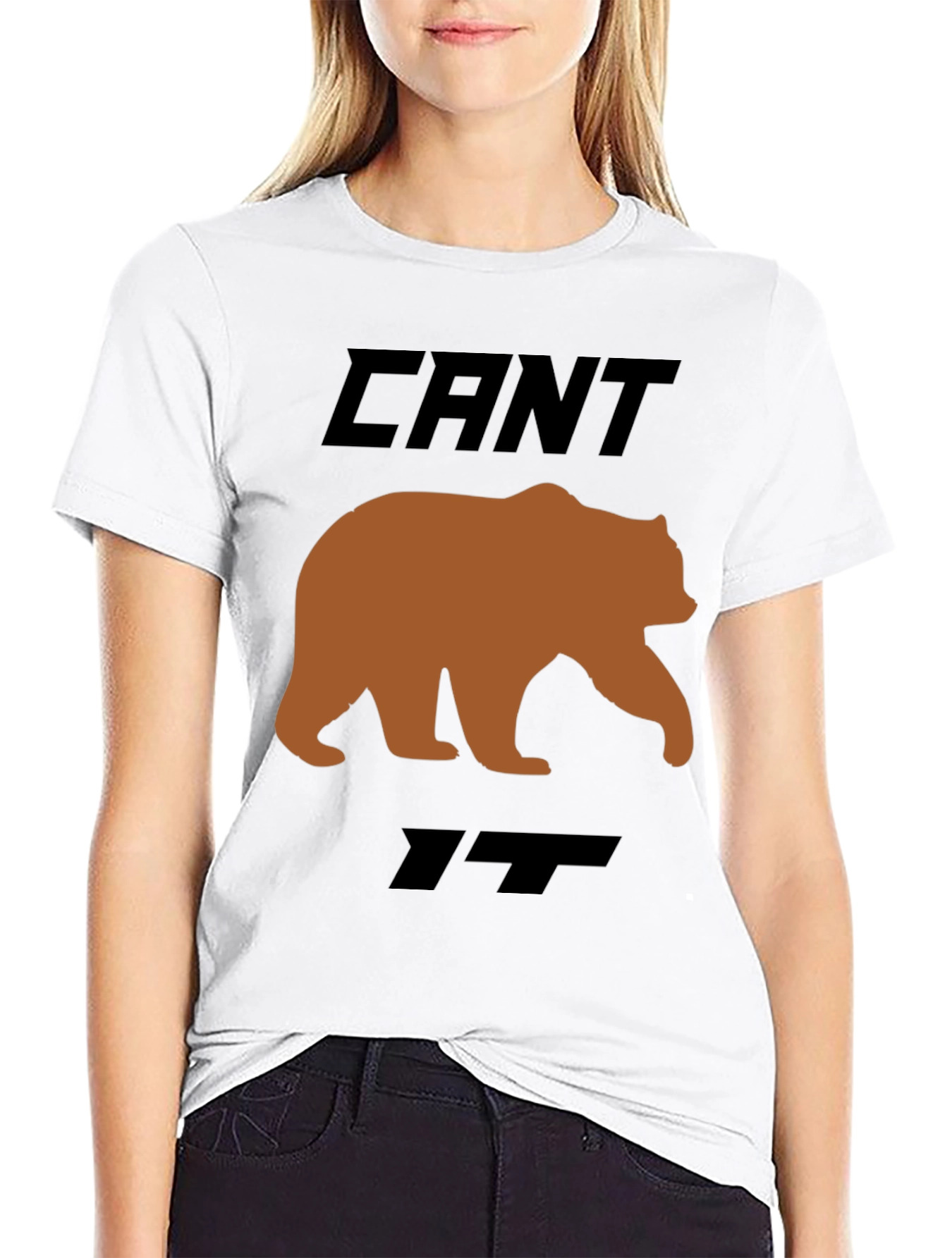 Cant Bear It Funny Graphic T-Shirt