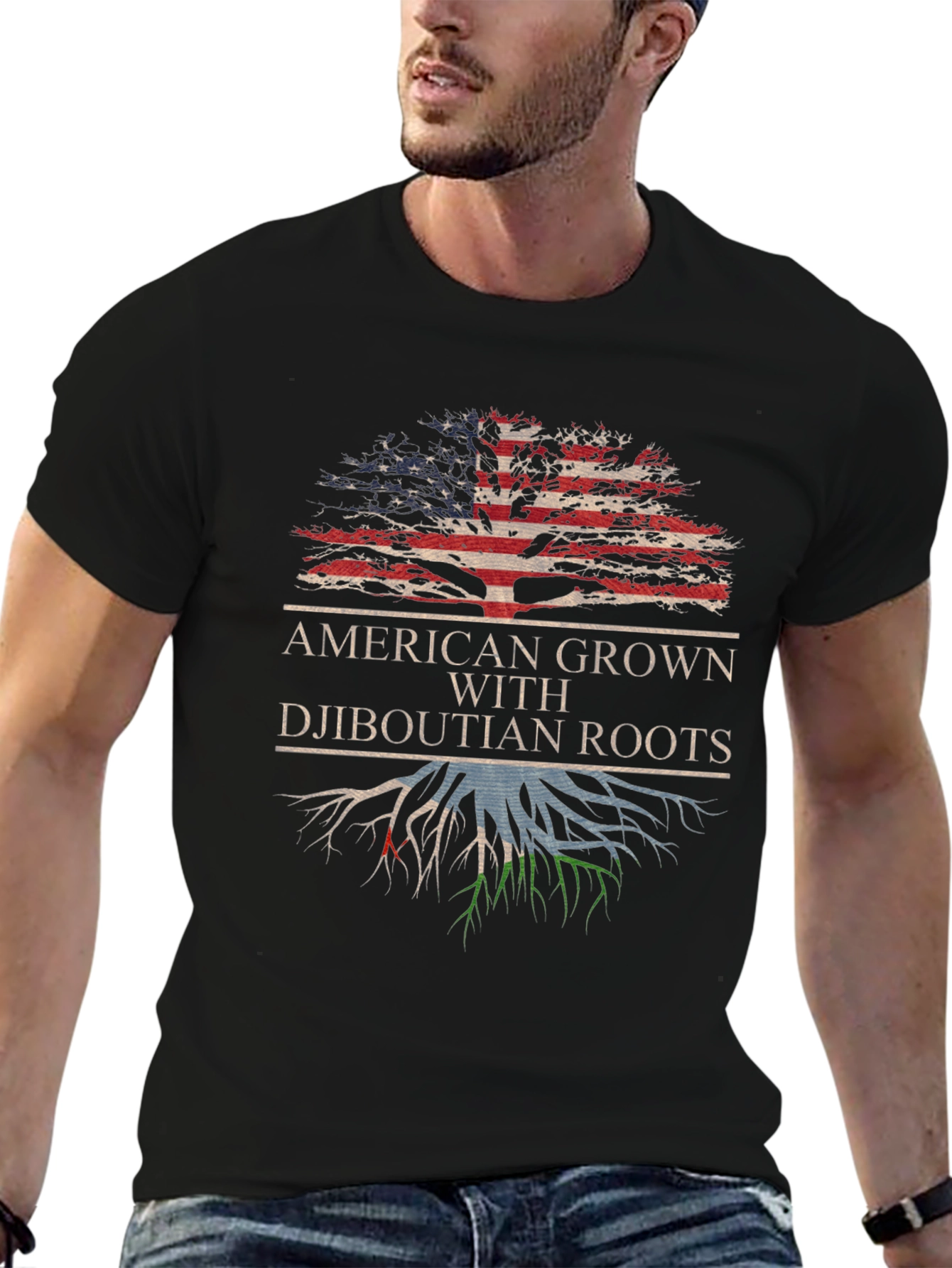 American Grown with Djiboutian Roots T-Shirt