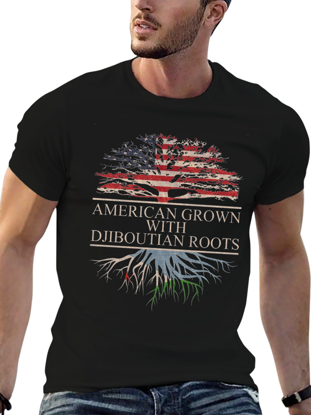 American Grown with Djiboutian Roots T-Shirt