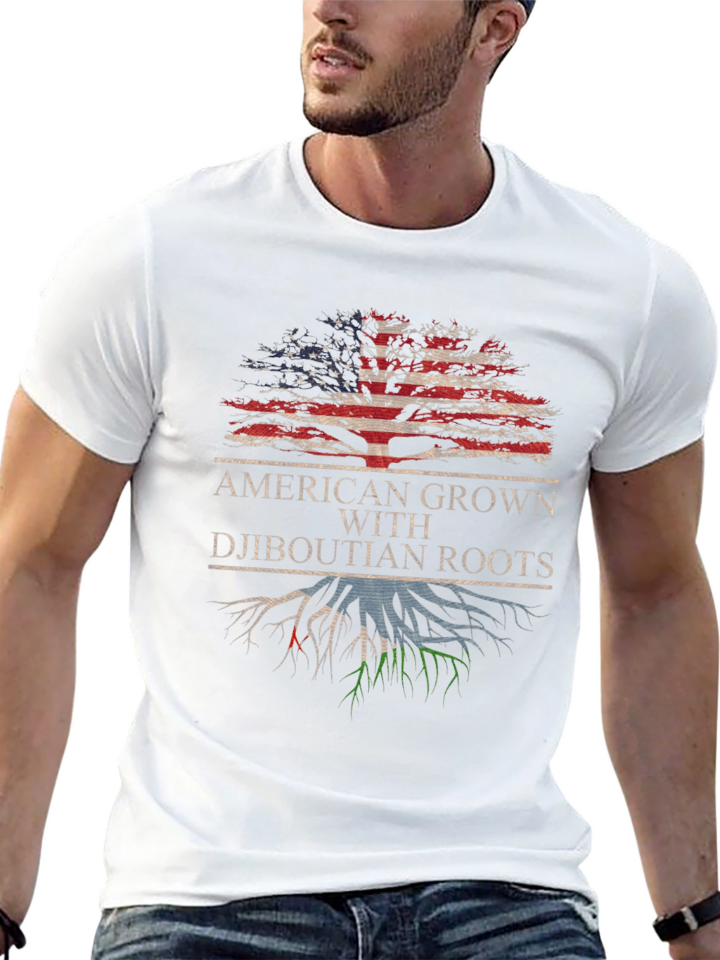 American Grown with Djiboutian Roots T-Shirt