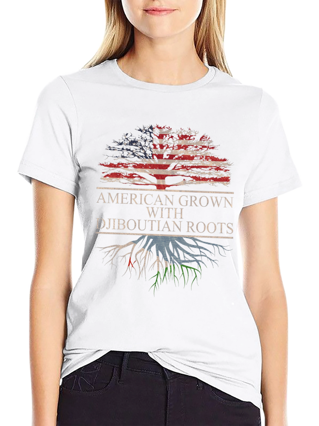 American Grown with Djiboutian Roots T-Shirt