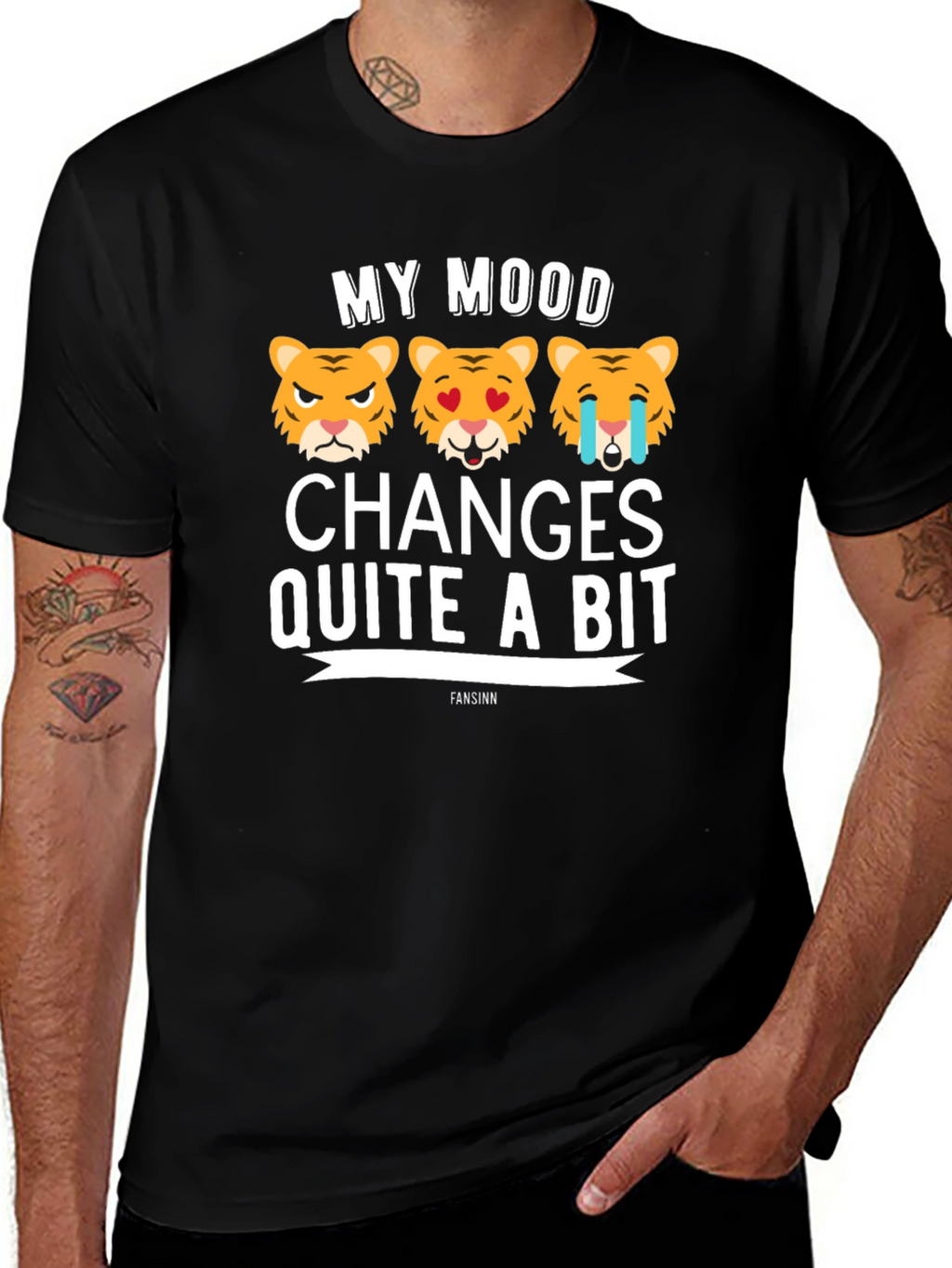 Mood Change Tiger Graphic Tee