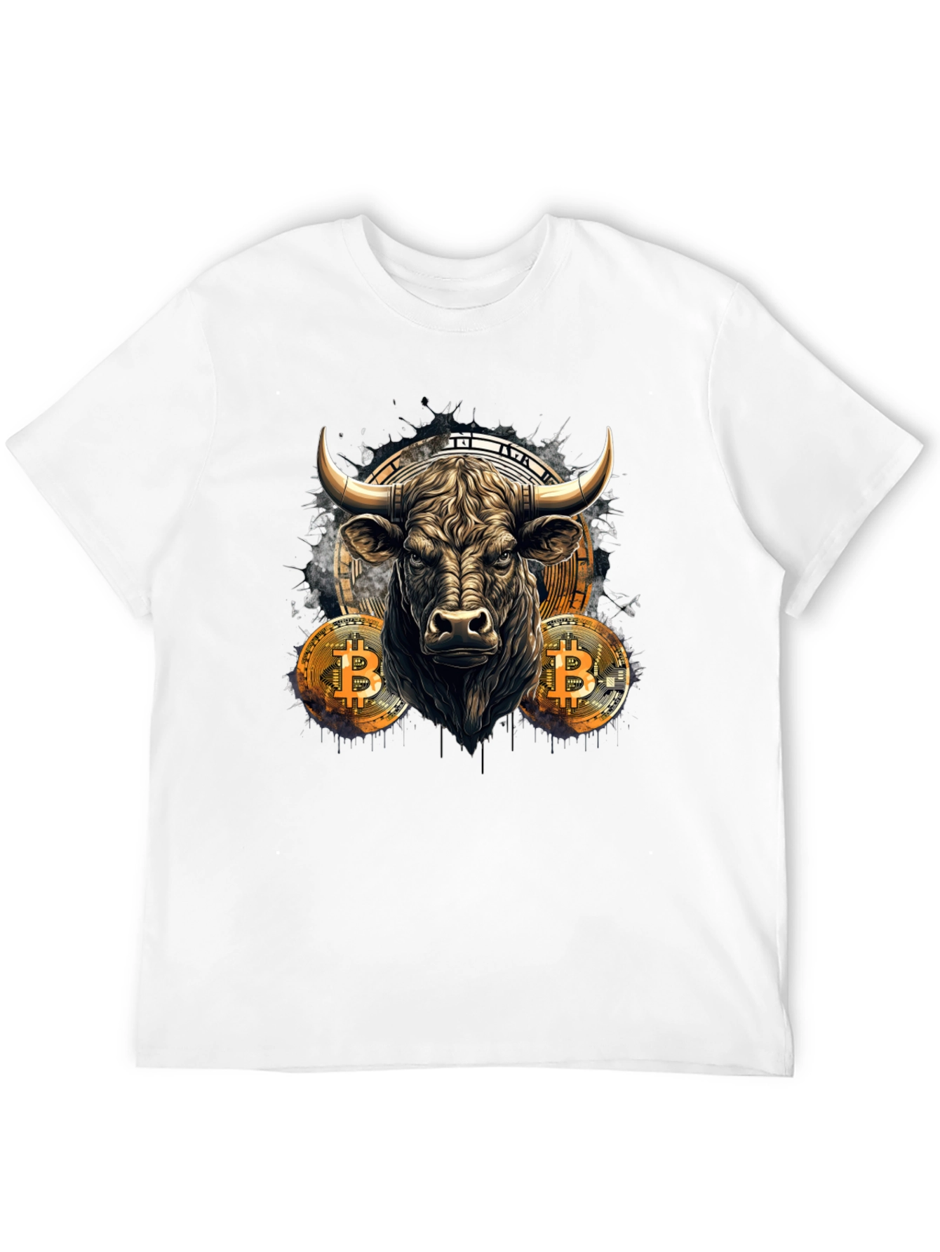 Bitcoin Bull T-Shirt - Crypto Currency Trader Tee