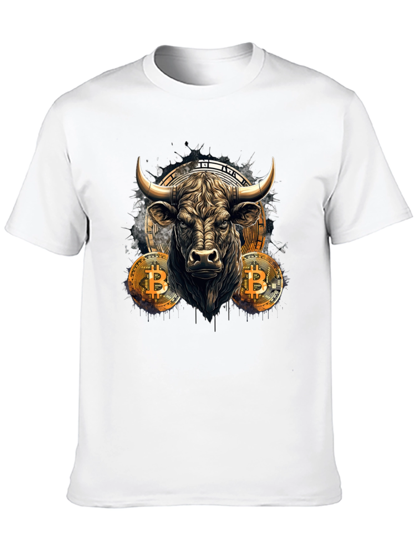 Bitcoin Bull T-Shirt - Crypto Currency Trader Tee