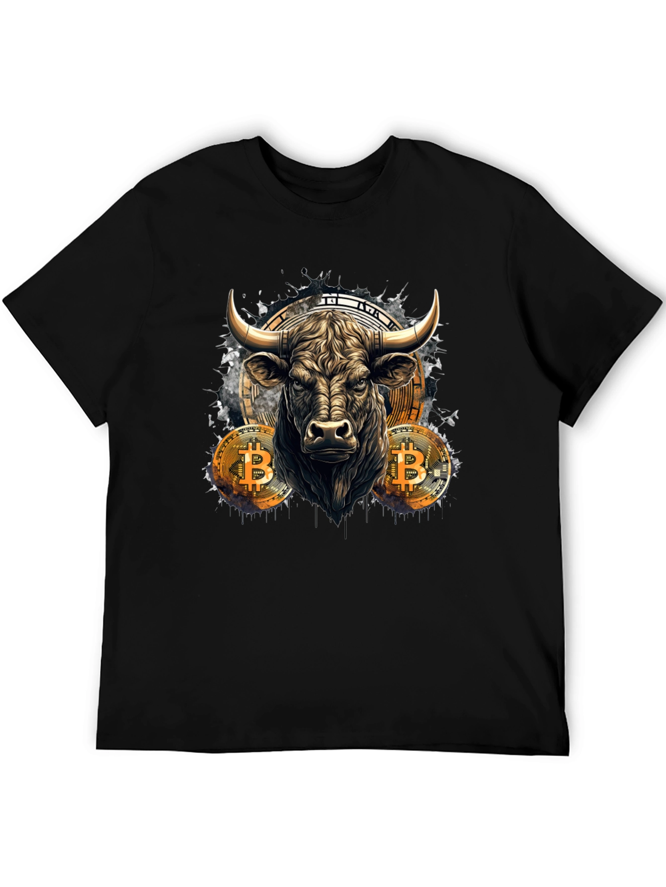 Bitcoin Bull T-Shirt - Crypto Currency Trader Tee