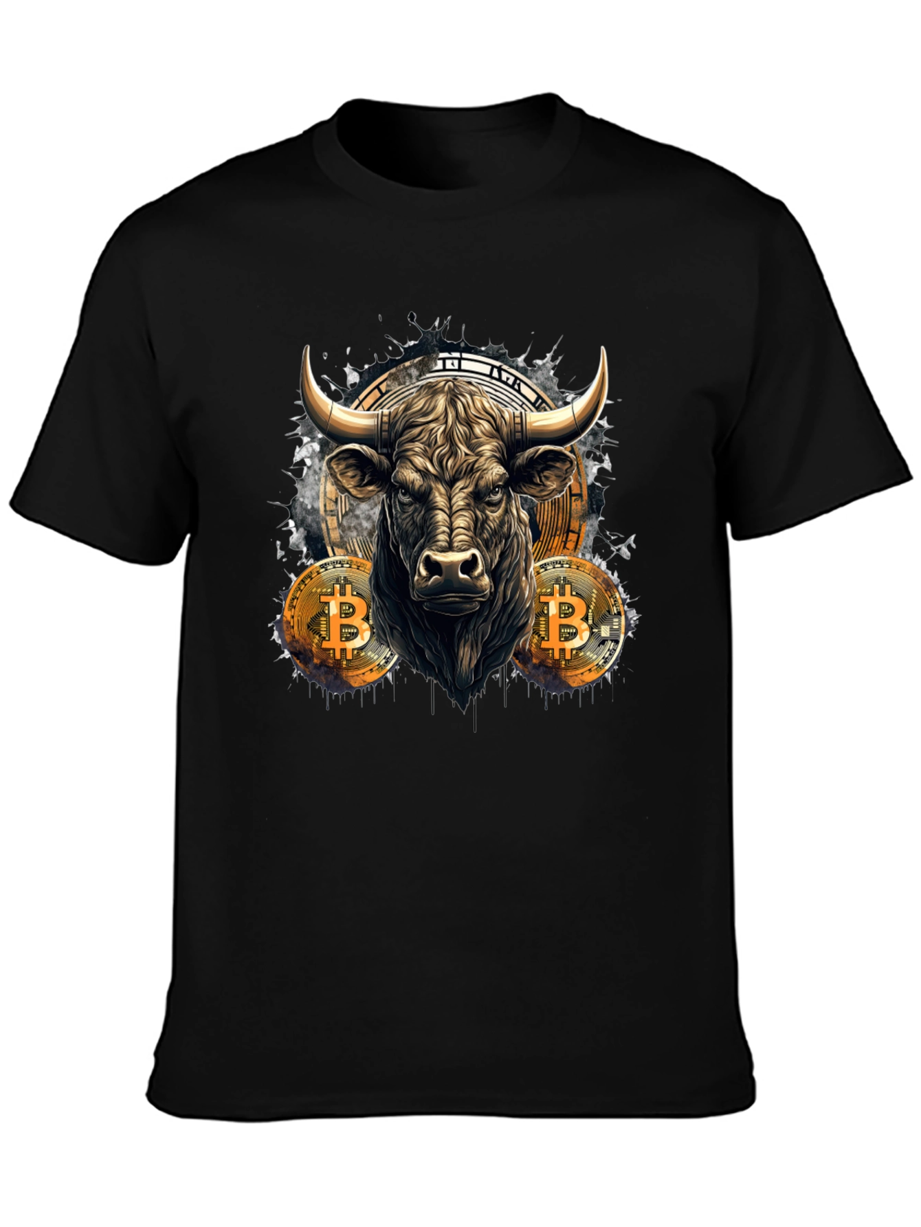 Bitcoin Bull T-Shirt - Crypto Currency Trader Tee