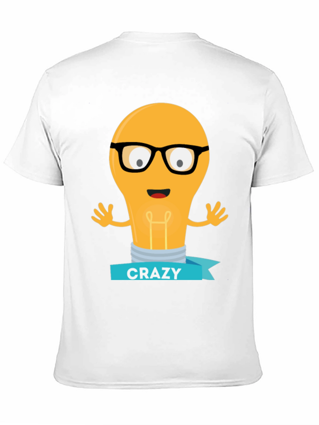 Crazy Lightbulb T-Shirt - Geeky Fun Tee