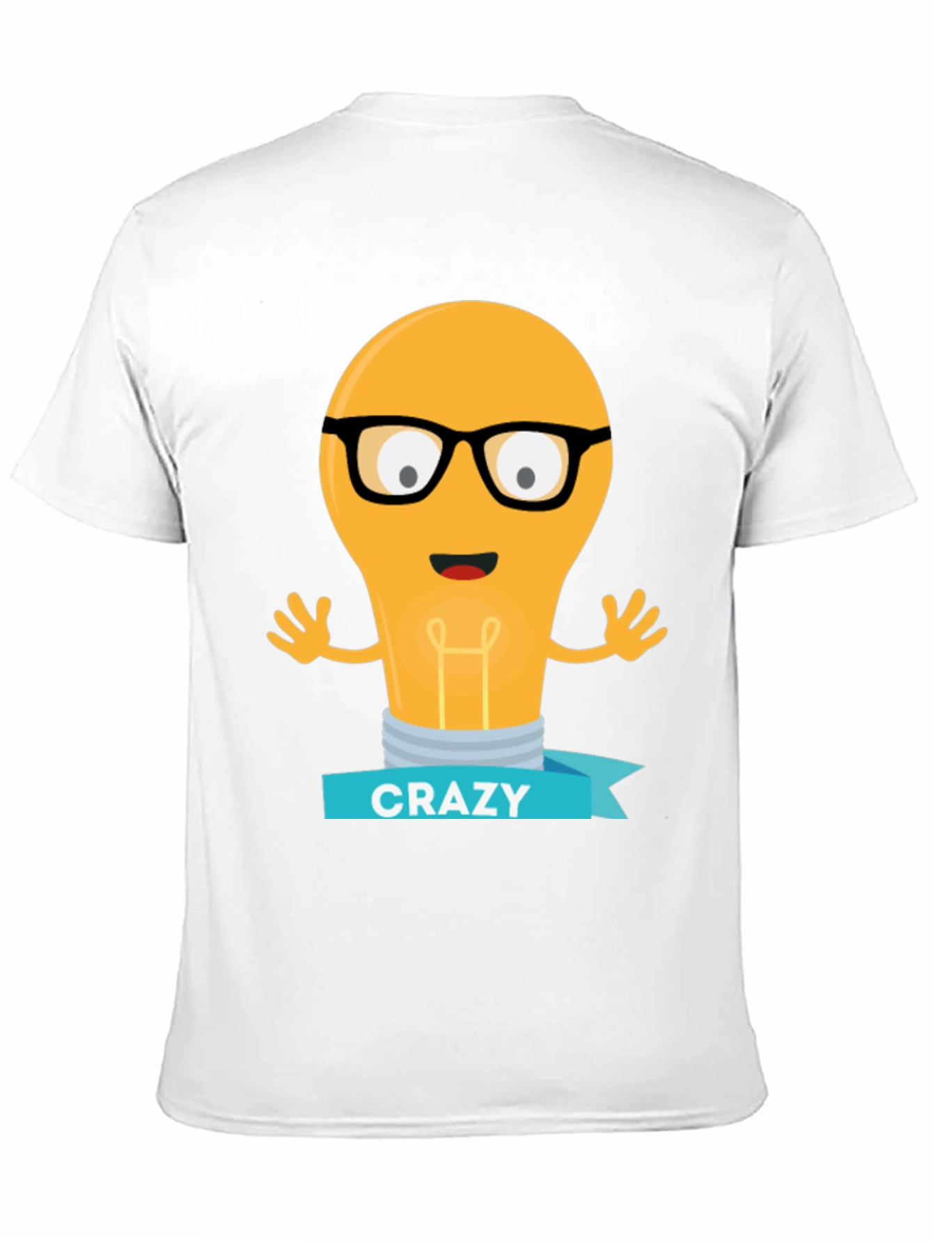 Crazy Lightbulb T-Shirt - Geeky Fun Tee